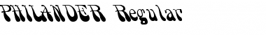 Download PHILANDER Regular Font Title Preview