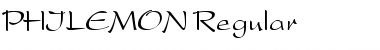Download PHILEMON Regular Font Title Preview