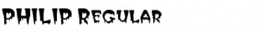 Download PHILIP Regular Font Title Preview
