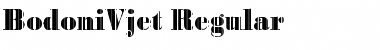 Download BodoniVjet Regular Font Title Preview