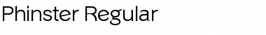 Download Phinster Regular Font Title Preview