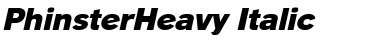 Download PhinsterHeavy Italic Font Title Preview