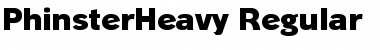 Download PhinsterHeavy Regular Font Title Preview