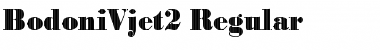 Download BodoniVjet2 Regular Font Title Preview