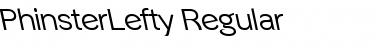 Download PhinsterLefty Regular Font Title Preview