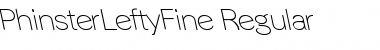 Download PhinsterLeftyFine Regular Font Title Preview