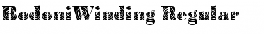 Download BodoniWinding Regular Font Title Preview