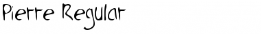 Download Pierre Regular Font Title Preview