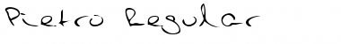 Download Pietro Regular Font Title Preview