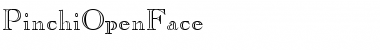 Download PinchiOpenFace Regular Font Title Preview