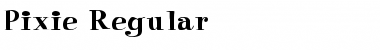 Download Pixie Regular Font Title Preview