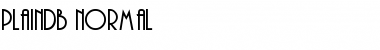 Download PlainDB Normal Font Title Preview