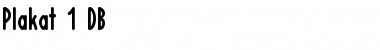 Download Plakat_1 DB Normal Font Title Preview