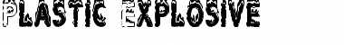 Download Plastic Explosive Regular Font Title Preview
