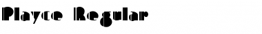 Download Playce Regular Font Title Preview