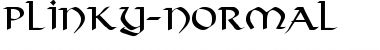 Download Plinky-Normal Regular Font Title Preview