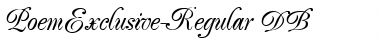 Download PoemExclusive DB Regular Font Title Preview