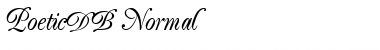Download PoeticDB Normal Font Title Preview