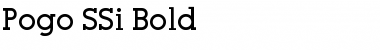Download Pogo SSi Bold Font Title Preview