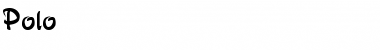 Download Polo Regular Font Title Preview