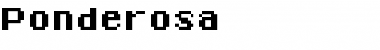 Download Ponderosa Regular Font Title Preview