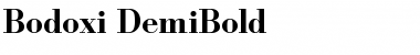 Download Bodoxi-DemiBold Regular Font Title Preview