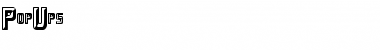 Download PopUps Regular Font Title Preview