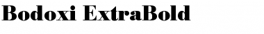 Download Bodoxi-ExtraBold Regular Font Title Preview