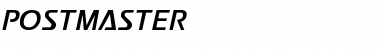 Download Postmaster Regular Font Title Preview