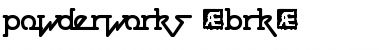 Download Powderworks (BRK) Regular Font Title Preview