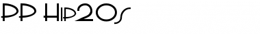 Download PP_Hip20s Regular Font Title Preview