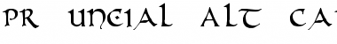 Download PR Uncial Alt Caps Normal Font Title Preview