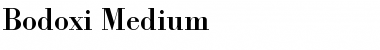 Download Bodoxi-Medium Regular Font Title Preview