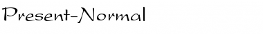 Download Present-Normal Regular Font Title Preview