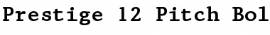 Download Prestige12 BT Bold Font Title Preview