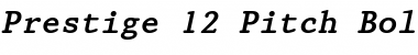 Download Prestige12 BT Bold Italic Font Title Preview