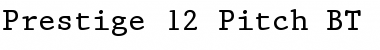 Download Prestige12 BT Roman Font Title Preview