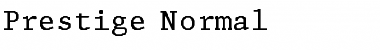 Download Prestige Normal Font Title Preview