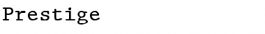 Download Prestige Regular Font Title Preview