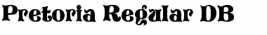 Download Pretoria DB Regular Font Title Preview