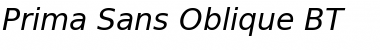 Download PrimaSans BT Oblique Font Title Preview