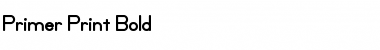 Download Primer Print Bold Font Title Preview