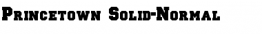 Download Princetown Solid Regular Font Title Preview
