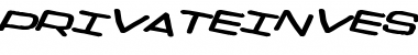 Download PrivateInvestigations Regular Font Title Preview