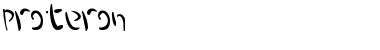 Download Proteron Normal Font Title Preview