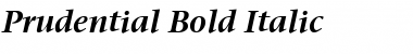 Download Prudential fed kursiv Font Title Preview