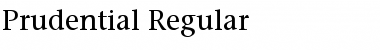 Download Prudential normal Font Title Preview