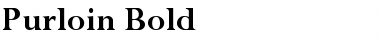 Download Purloin Bold Font Title Preview