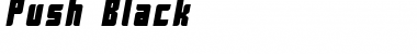 Download Push Black Regular Font Title Preview