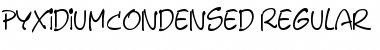 Download PyxidiumCondensed Regular Font Title Preview